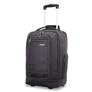 Samsonite Modern Utility Convertible Wheeled Backpack in Charcoal Leather
